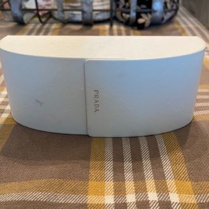 AUTHENTIC White Prada sunglass case